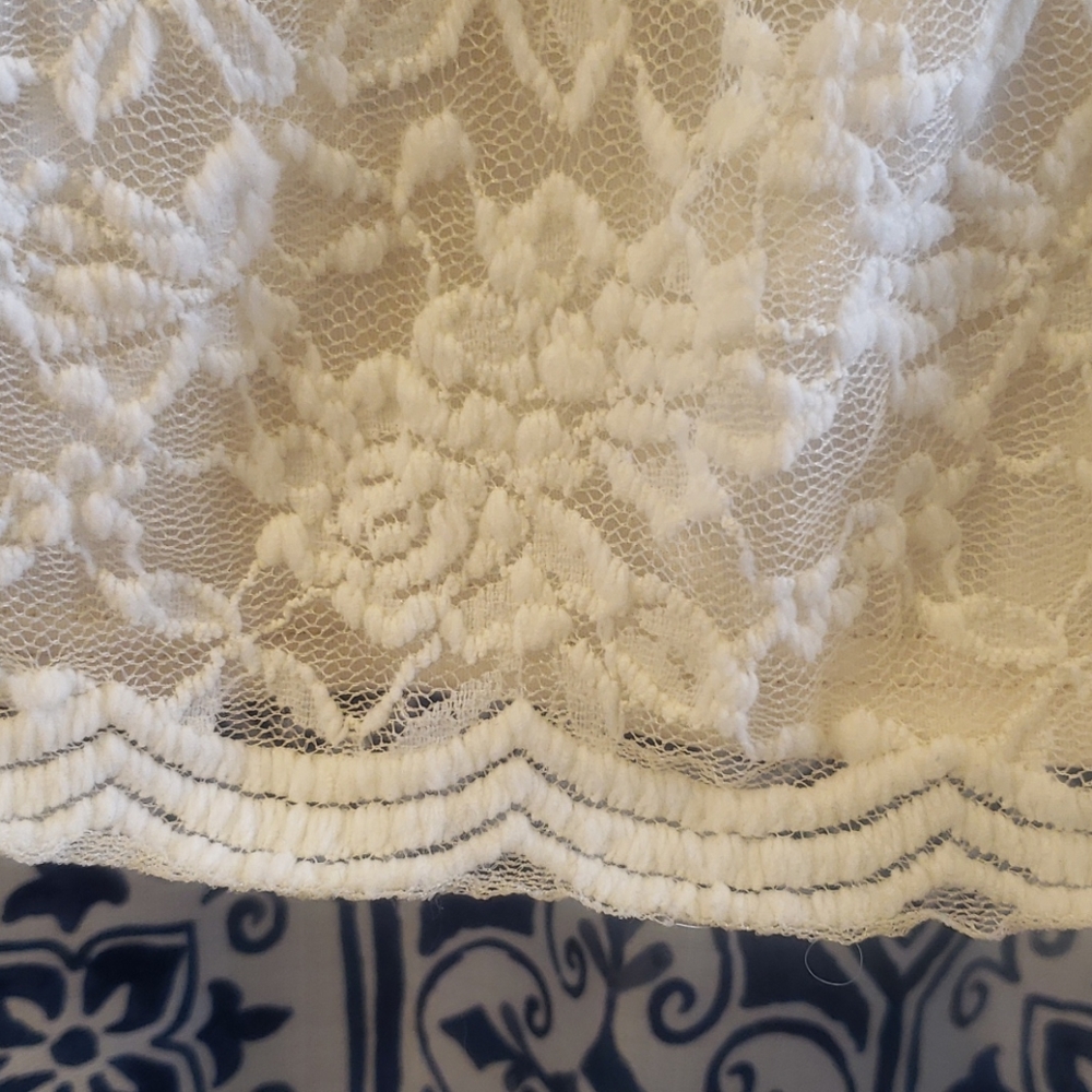 American Rag | Large | White Lace Detailed Dress - Picture 7 of 8